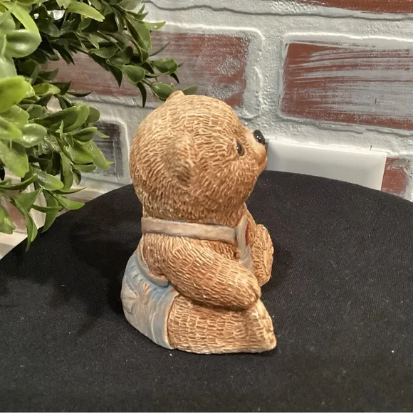 🔴 Vintage - 1984 to 1985 - Stone Critters Baby Teddy - Excellent Condition - Picture 5 of 11